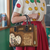 A Teacher Takes A Hand Opens A Mind And Touches A Heart HHRZ2903001A Leather Bag