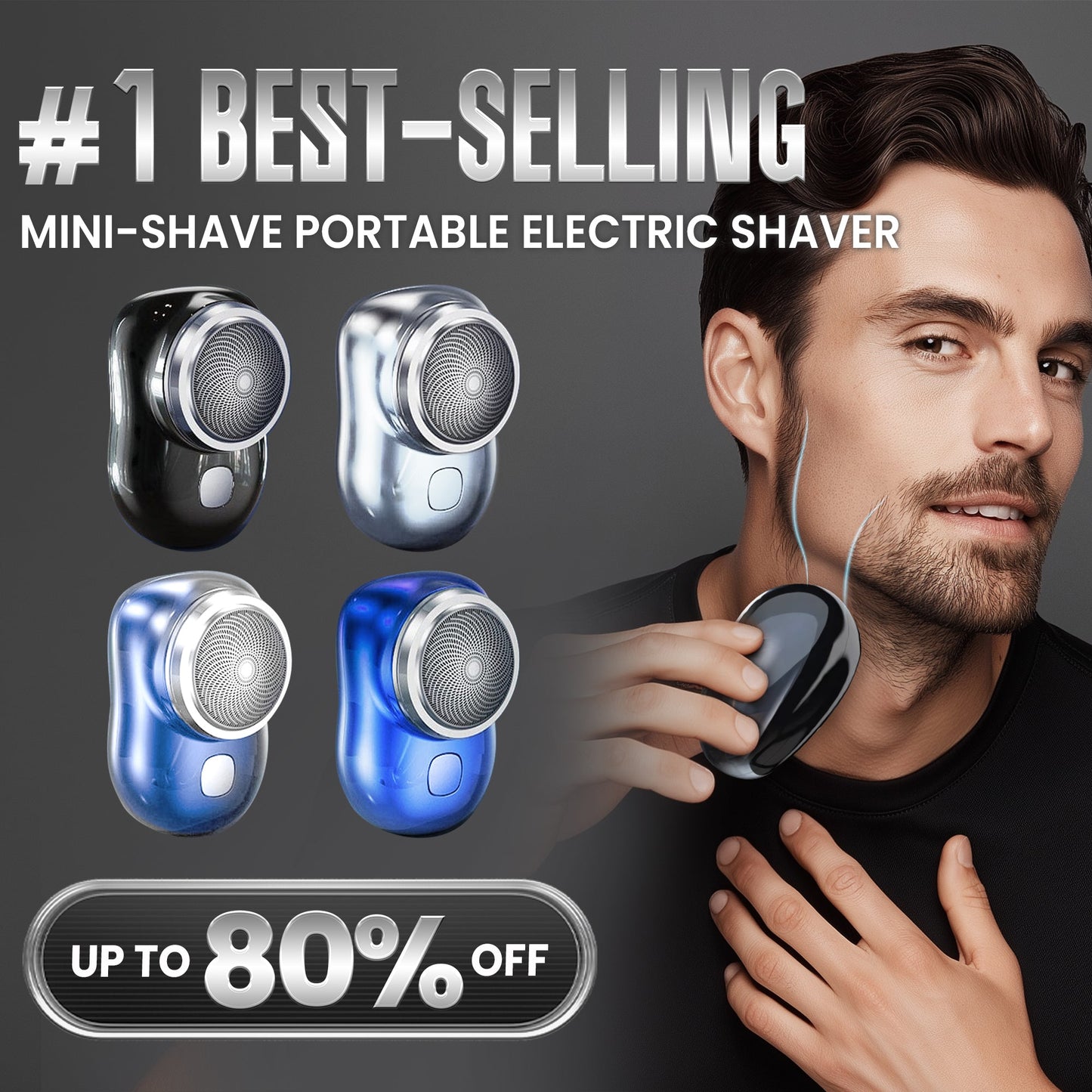 ⏰Last Day Promotion 70% OFF + FREE SHIPPING 🔥TLOPA® Mini-Shave Portable Electric Shaver