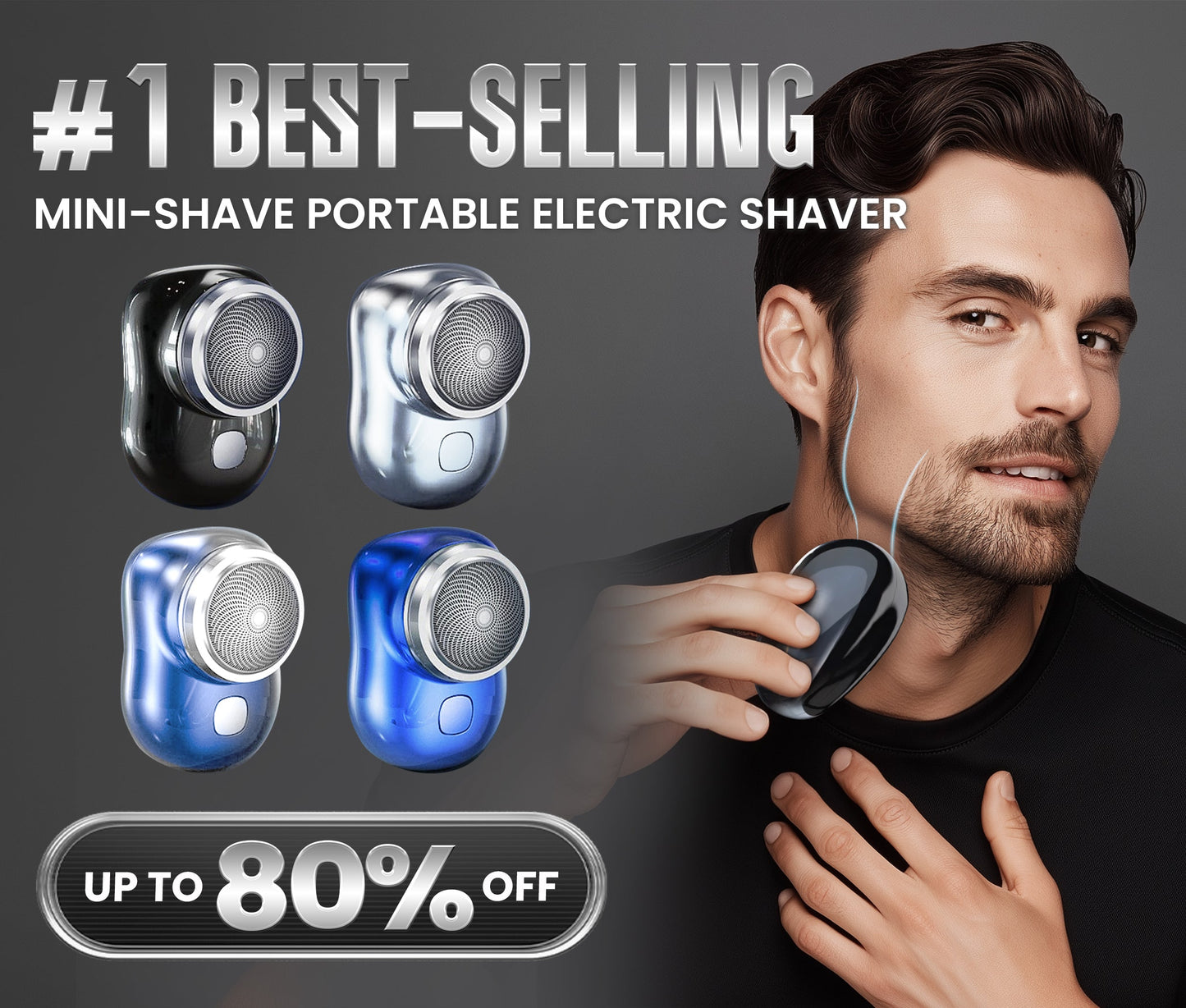 TLOPA® Mini-Shave Portable Electric Shaver