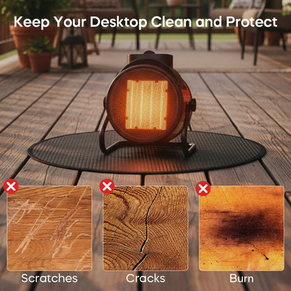 TLOPA® Protective Floor Mat for Portable Heater