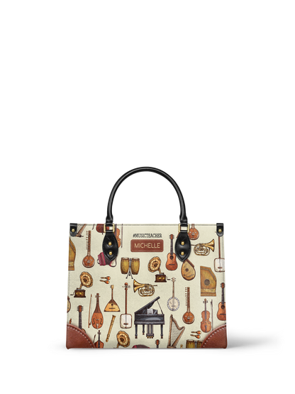 Music Teacher Leather Bag