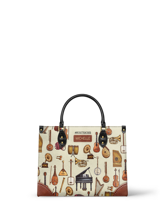 Music Teacher Leather Bag