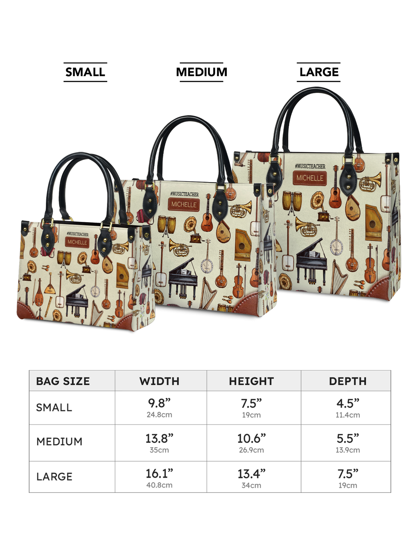 Music Teacher Leather Bag