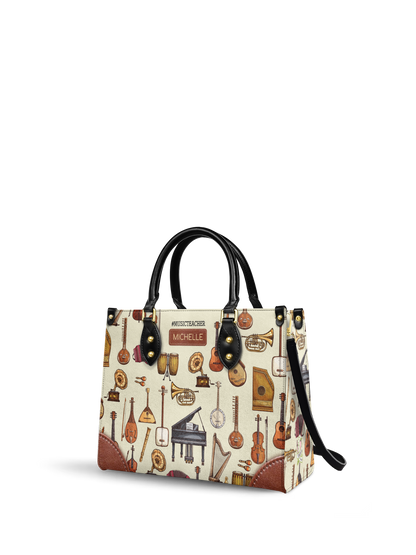 Music Teacher Leather Bag