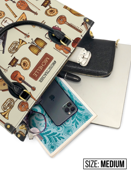 Music Teacher Leather Bag