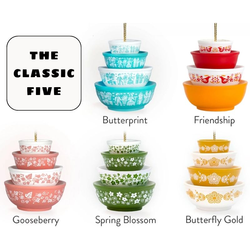 Pyrex Bowl Stack Ornament – Vintage Christmas Decor