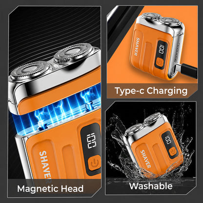 ⏰ DEAL: 70% OFF + 🎁 | 2026 Version Portable Full Body Electric Shaver | 2M+ SOLD 🏆 | 9,900RPM Motor | 15-Blade Turbo Whirl System | Smart LED Display | IPX7 Wet/Dry