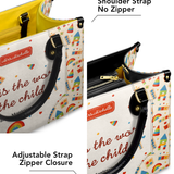 Play Is The Work Of The Child Maria Montessori HTAY0106006A Leather Bag
