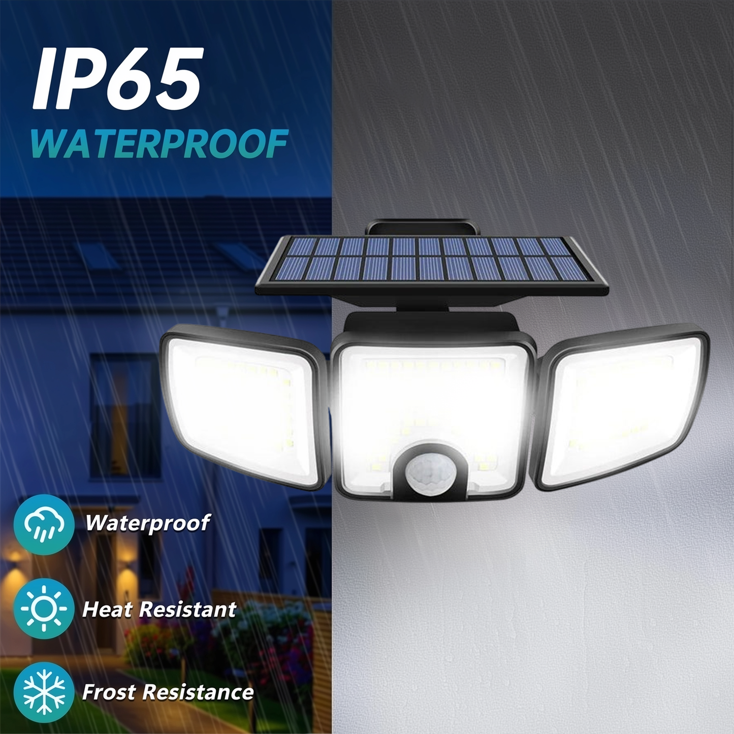 2M+ SOLD️ 🏆 Solar Outdoor Light with PIR Motion Sensor & 3 Lighting Modes