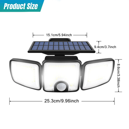 2M+ SOLD️ 🏆 Solar Outdoor Light with PIR Motion Sensor & 3 Lighting Modes