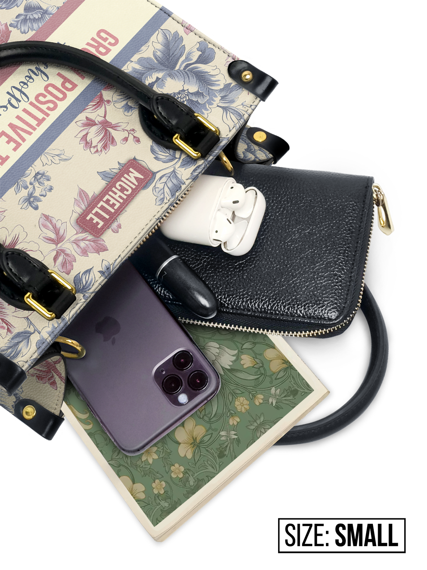 School Psychologist Grow Positive Thoughts Leather Bag