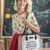 School Social Worker I Will Be There For You DNRZ0706001A Leather Bag