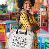 School Social Worker I Will Be There For You DNRZ0706001A Leather Bag