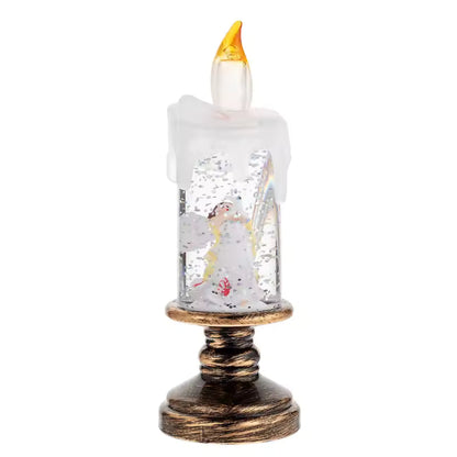2025 Christmas Glitter Snow Globe Candle