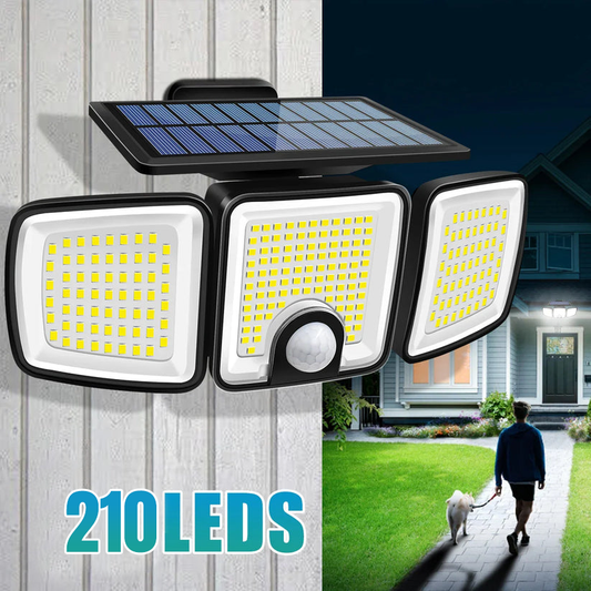 2M+ SOLD️ 🏆 Solar Outdoor Light with PIR Motion Sensor & 3 Lighting Modes