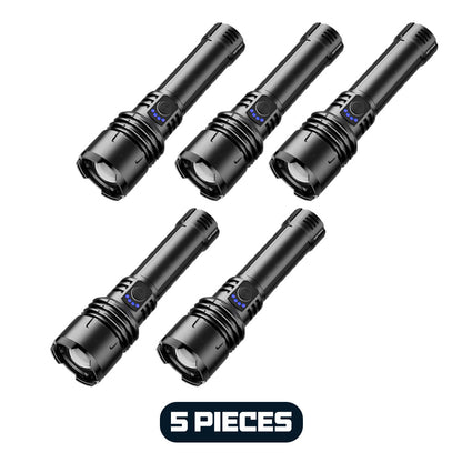 🔥60% OFF! 🔦 Super Bright UltimateLED Tactical Flashlight, Military-Grade Toughness - 80X Brightness, Cree LEDs