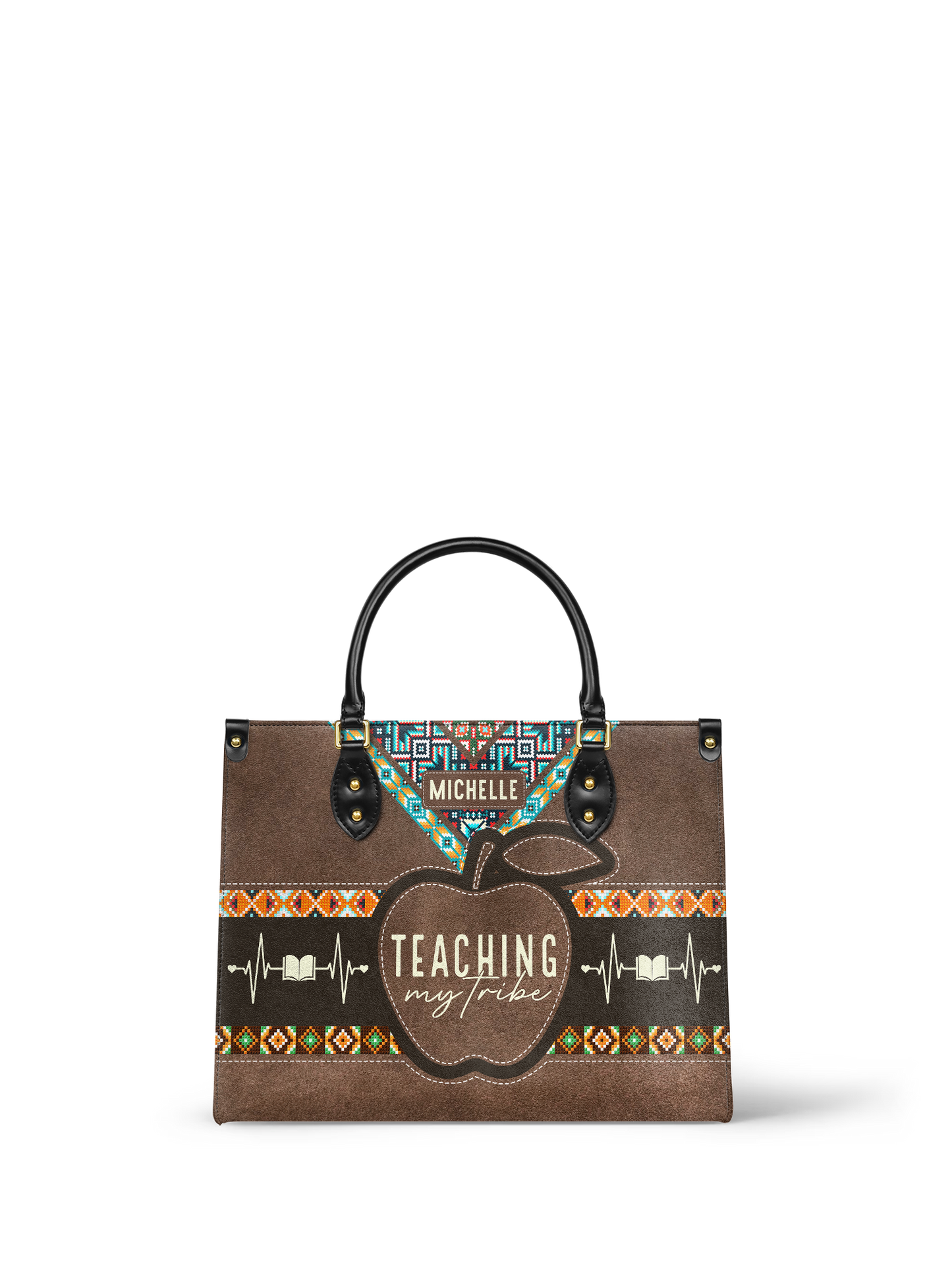 Teaching My Tribe Leather Bag