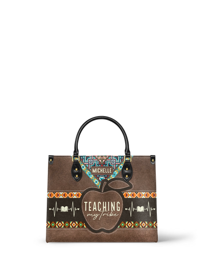 Teaching My Tribe Leather Bag
