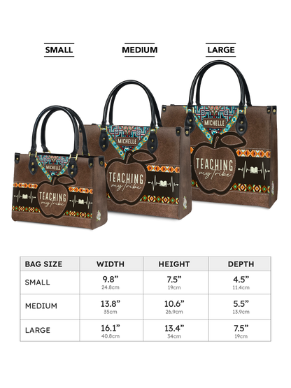 Teaching My Tribe Leather Bag