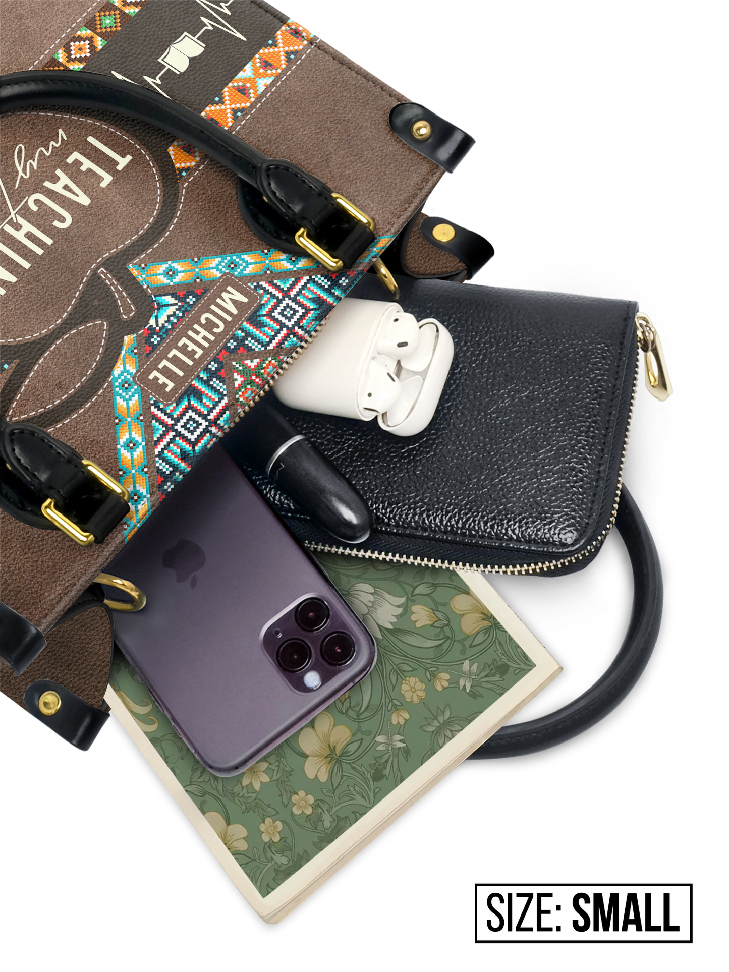 Teaching My Tribe Leather Bag