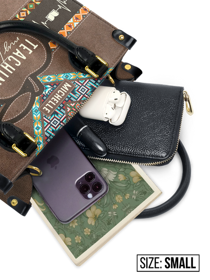 Teaching My Tribe Leather Bag