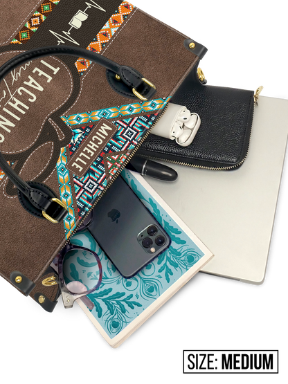 Teaching My Tribe Leather Bag