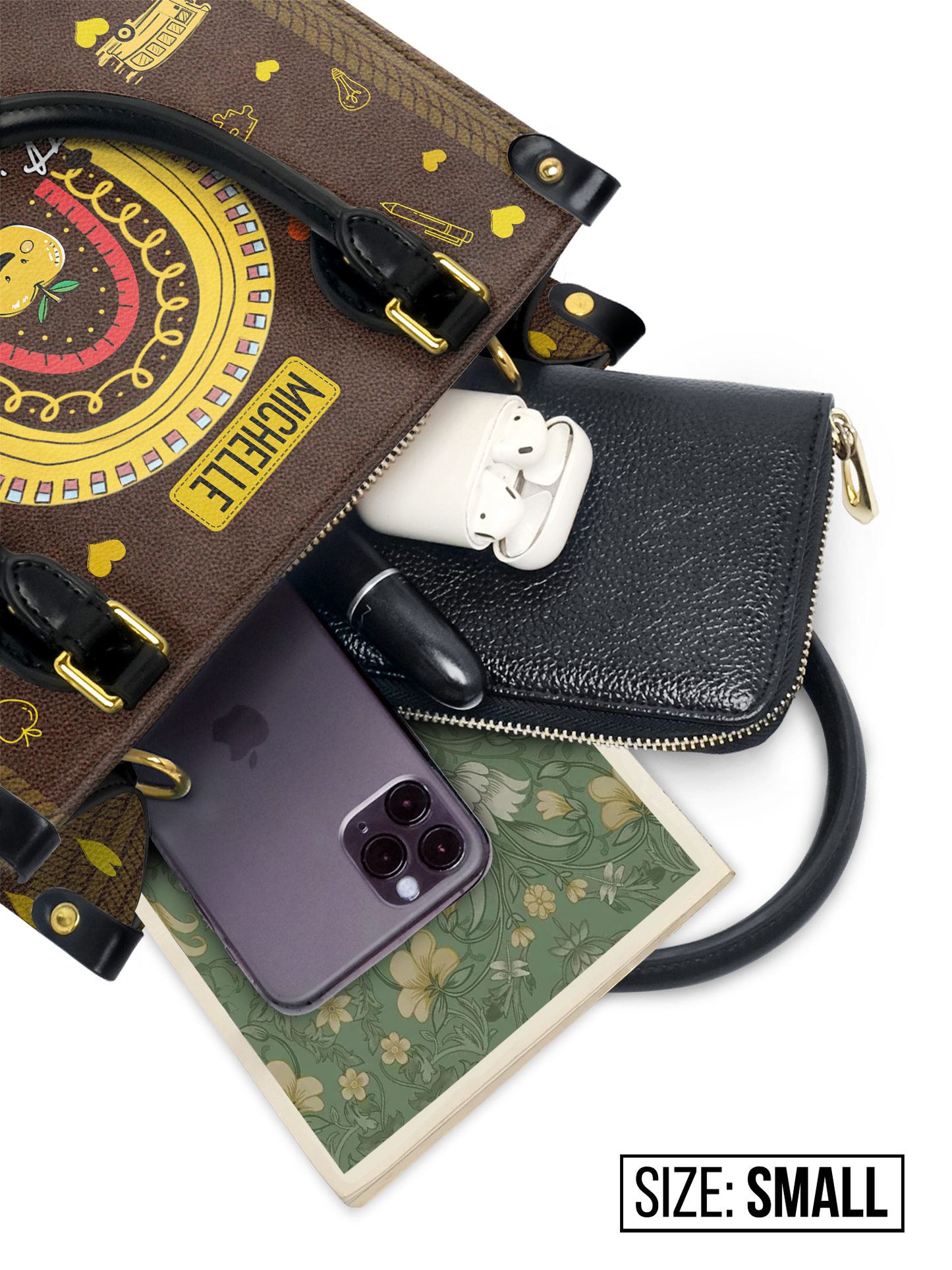 This Is How I Roll School Bus Driver Leather Bag