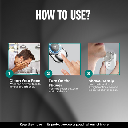 ⏰Last Day Promotion 70% OFF + FREE SHIPPING 🔥TLOPA® Mini-Shave Portable Electric Shaver