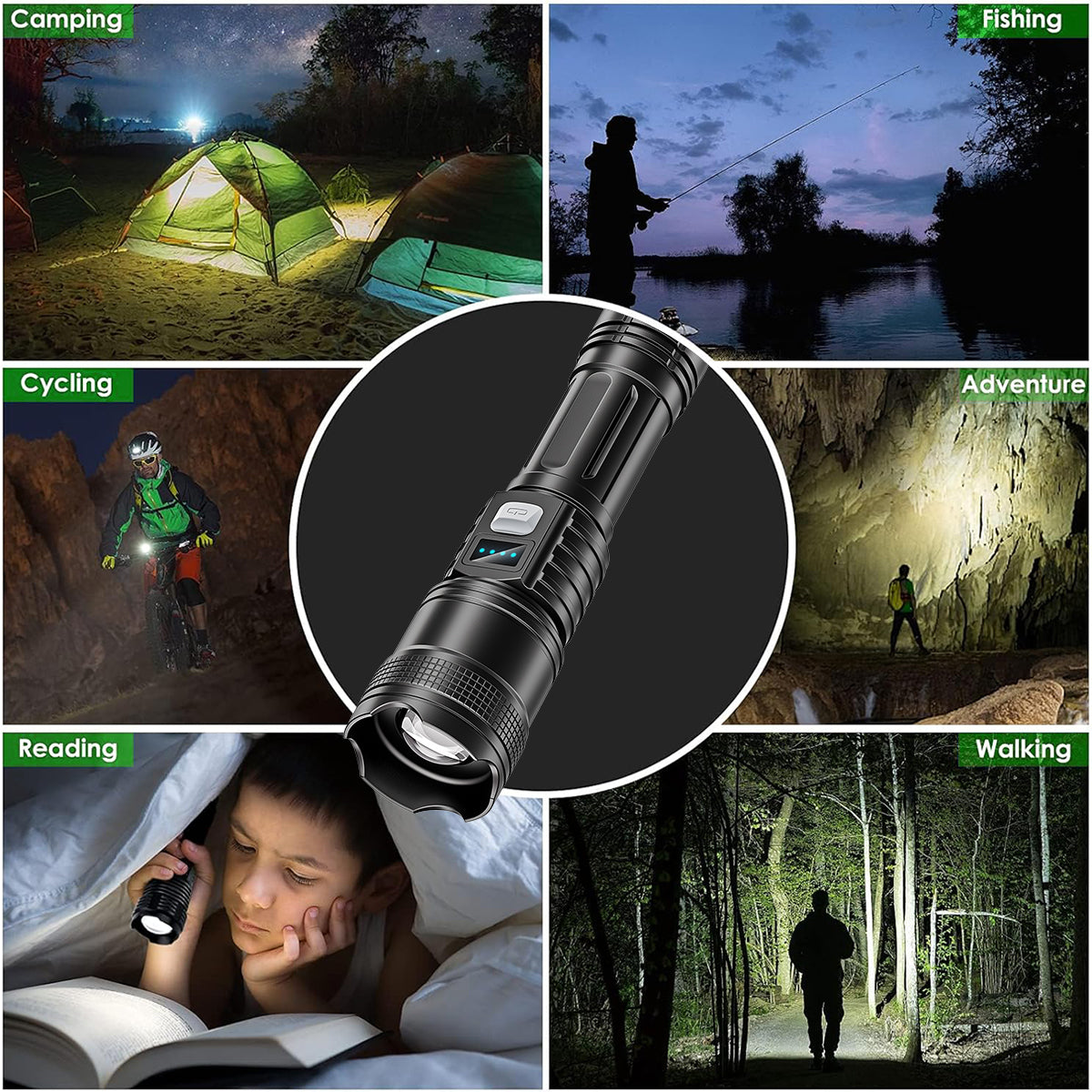 990000LM Super Bright Survival Flashlight 🔦2M+ Sold Worldwide