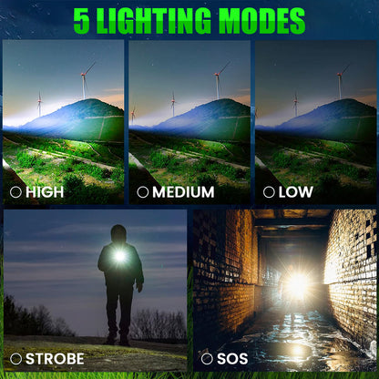 990000LM Super Bright Survival Flashlight 🔦2M+ Sold Worldwide