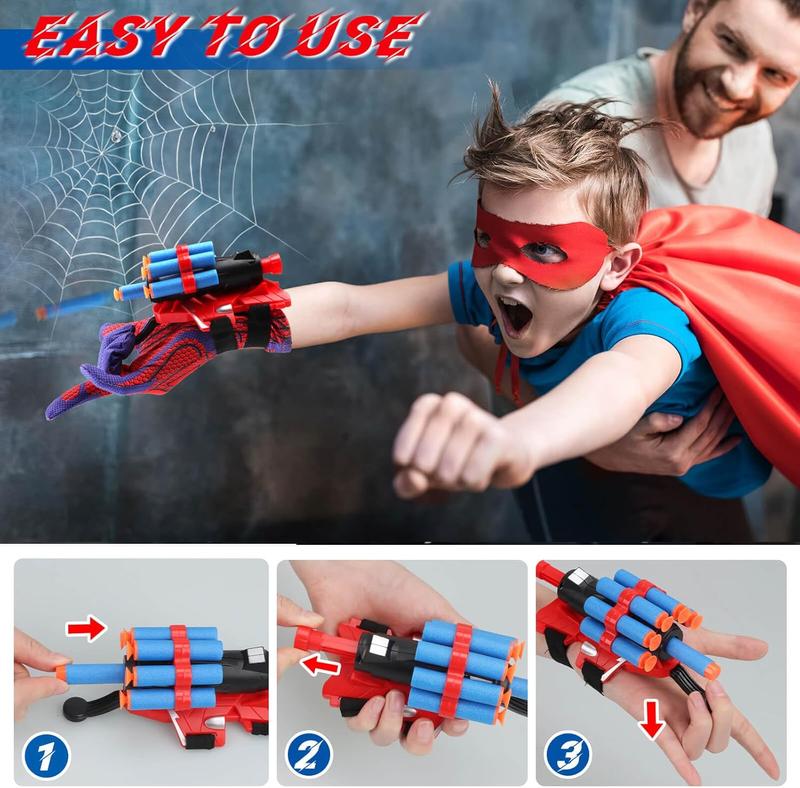 Web Slinger Toys with Spider-Man Glove Launcher
