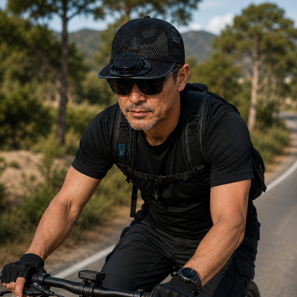 BIGGEST SALE 50% OFF ✨ 2026 Pro Outdoor Cooling Hat – Solar + USB Dual-Powered Fan Cap with UPF 50+ Sun Protection