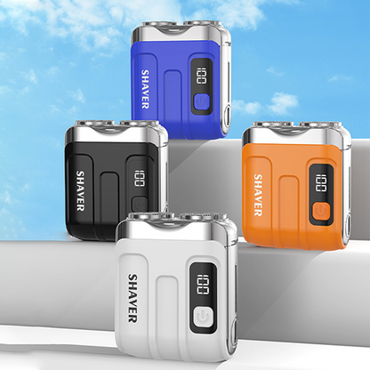 ⏰ DEAL: 70% OFF + 🎁 | 2026 Version Portable Full Body Electric Shaver | 2M+ SOLD 🏆 | 9,900RPM Motor | 15-Blade Turbo Whirl System | Smart LED Display | IPX7 Wet/Dry