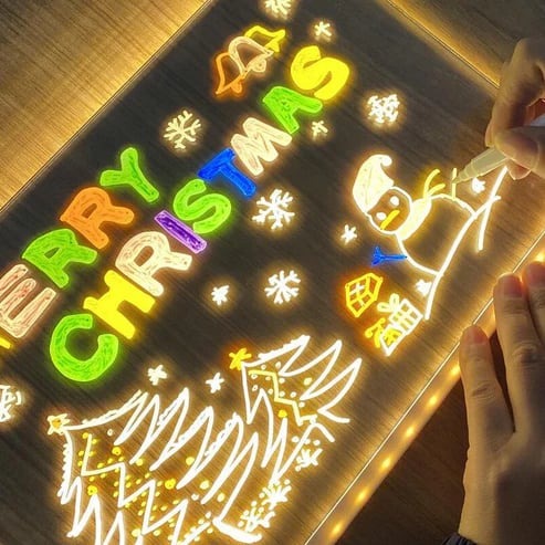 🎄Christmas Hot Sale✨ TLOPA® LED Note Board with Colors🎨