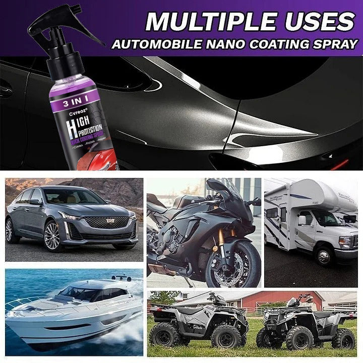TLOPA® 3-in-1 Super Gloss & Protection Car Coating Spray