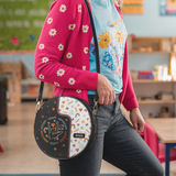 Accept Adapt Advocate Inclusion Equity Equality NNRZ30080239DY Circle Crossbody Bag