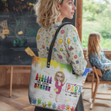 Paraeducator Teacher DNRZ30081567IR Leather Tote Bag