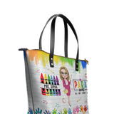 Paraeducator Teacher DNRZ30081567IR Leather Tote Bag