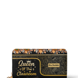 Queen Of The Classroom NNRZ01103791FG Zip Around Leather Wallet