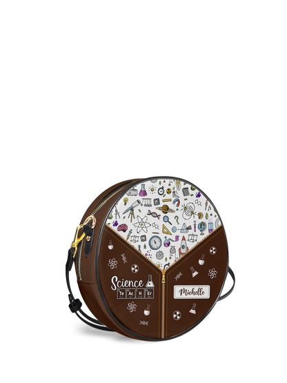 Science Teacher Chemical Elements Circle Crossbody Bag