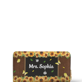 Teachers Create Tomorrow In The Minds Of Today NNRZ01109726OE Zip Around Leather Wallet