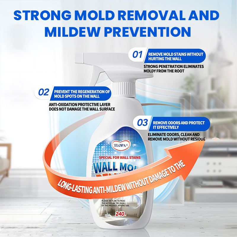🔥NEW UPGRADED VERSION: 60% OFF + FREESHIPPING🔥TLOPA® Fast Acting Anti-Mold Wall Cleaner Spray