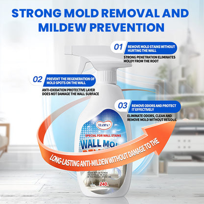 🔥NEW UPGRADED VERSION: 60% OFF + FREESHIPPING🔥TLOPA® Fast Acting Anti-Mold Wall Cleaner Spray