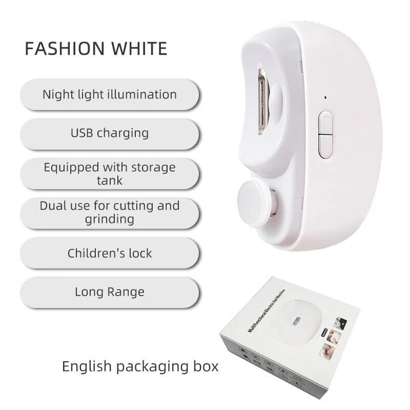 ⏳Time-Limited Special 60% OFF⏰ 2-in-1 Automatic Electric Nail Clipper with Polishing