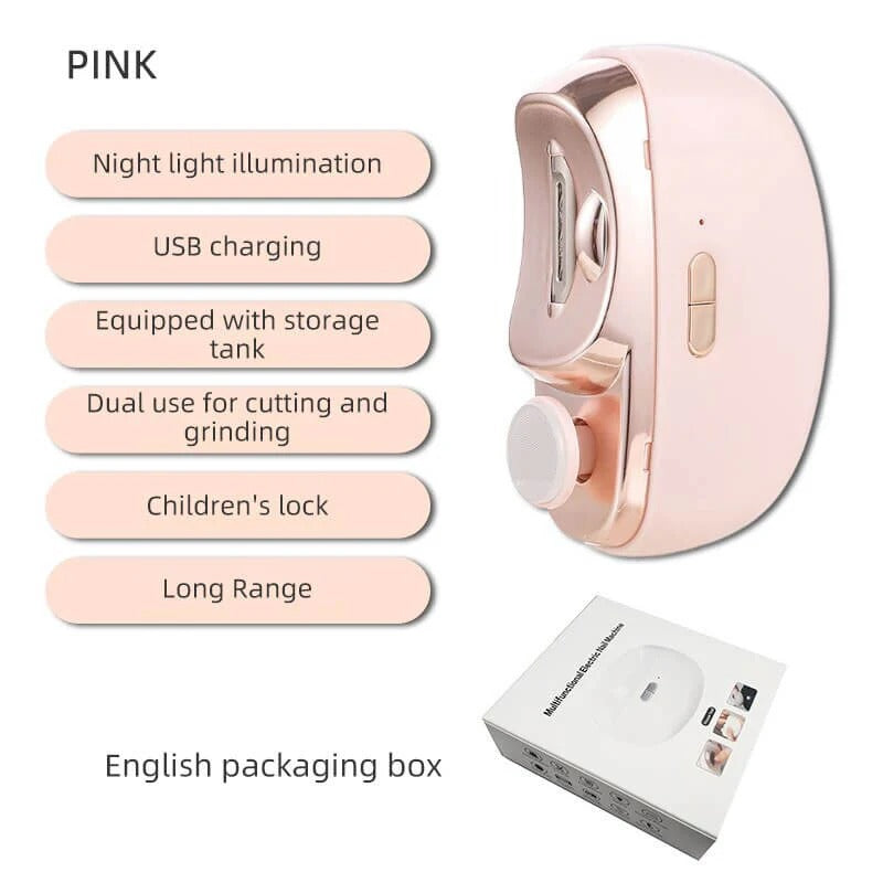 ⏳Time-Limited Special 60% OFF⏰ 2-in-1 Automatic Electric Nail Clipper with Polishing