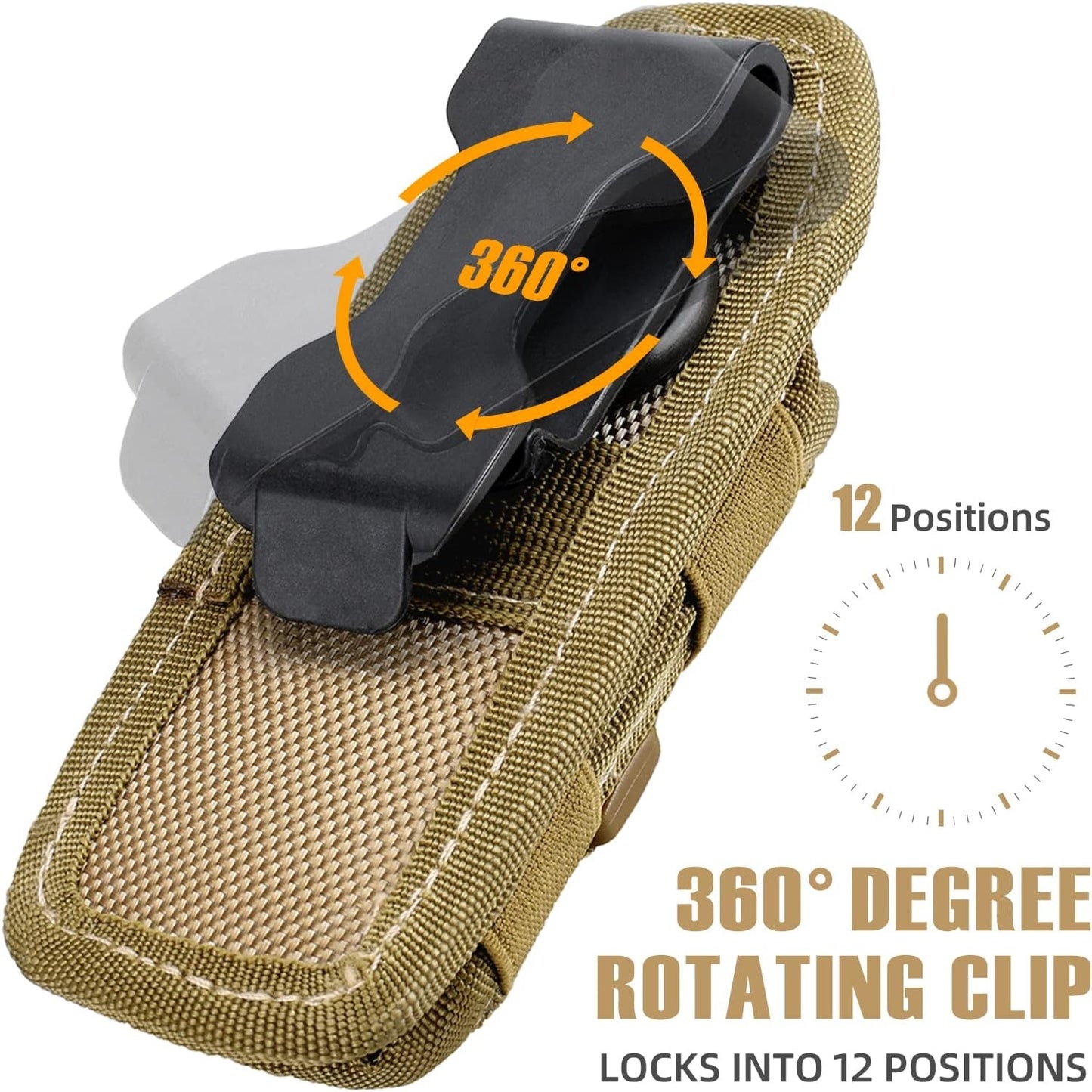 Tactical Flashlight Pouch Holster