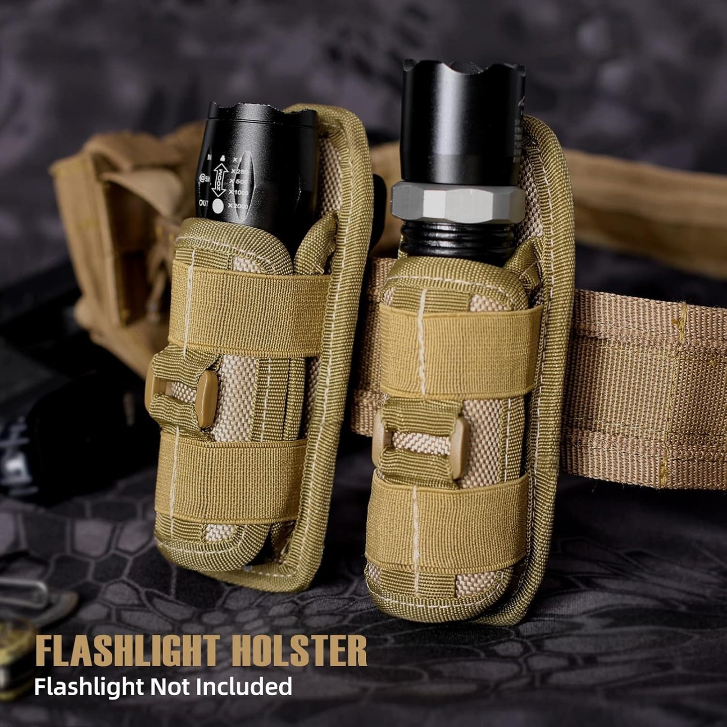 Tactical Flashlight Pouch Holster
