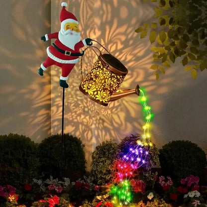 TLOPA® Solar Santa Claus Watering Can Light 🎄
