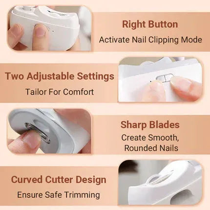 ⏳Time-Limited Special 60% OFF⏰ 2-in-1 Automatic Electric Nail Clipper with Polishing