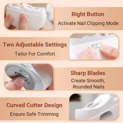 ⏳Time-Limited Special 60% OFF⏰ 2-in-1 Automatic Electric Nail Clipper with Polishing